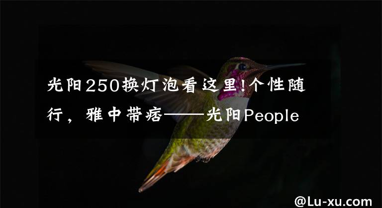 光阳250换灯泡看这里!个性随行，雅中带痞——光阳People250初体验