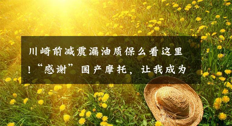 川崎前减震漏油质保么看这里!“感谢”国产摩托,让我成为一名“修车师傅”