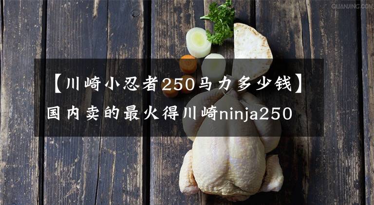 【川崎小忍者250马力多少钱】国内卖的最火得川崎ninja250摩托车，价格便宜，只要4.1万元！