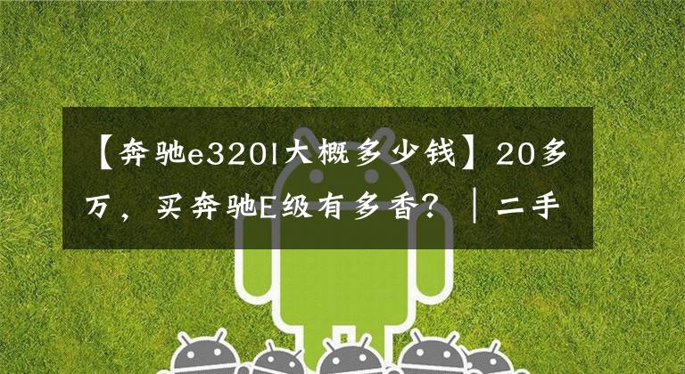 【奔驰e320l大概多少钱】20多万,买奔驰E级有多香?|二手车