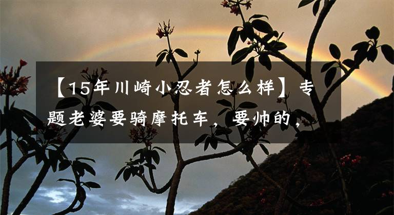 【15年川崎小忍者怎么样】专题老婆要骑摩托车，要帅的，新手上路，提了川崎小忍者