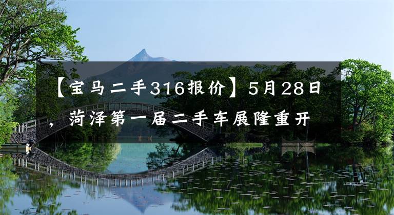 【宝马二手316报价】5月28日,菏泽第一届二手车展隆重开幕!优质车型先看!