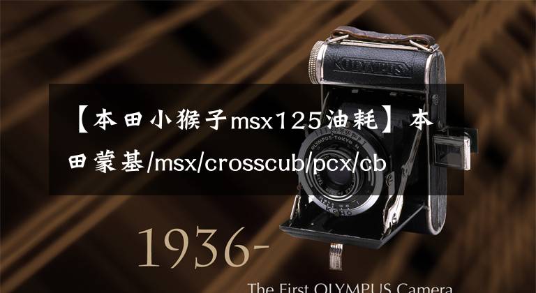 【本田小猴子msx125油耗】本田蒙基/msx/crosscub/pcx/cb125r无差别乱斗