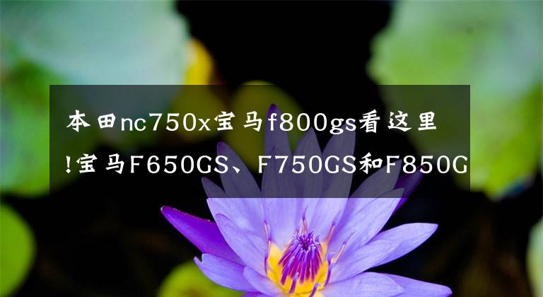 本田nc750x宝马f800gs看这里!宝马F650GS、F750GS和F850GS 三款中量级探险拉力车的由来与区别
