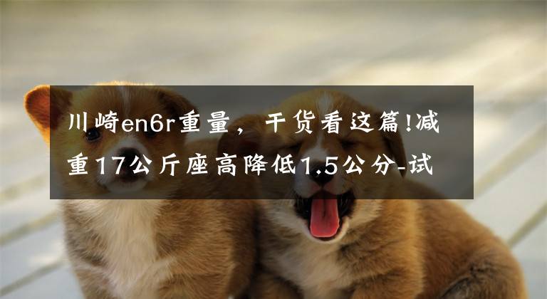 川崎en6r重量，干货看这篇!减重17公斤座高降低1.5公分-试驾2017 川崎Kawasaki Z650中级排量摩托车