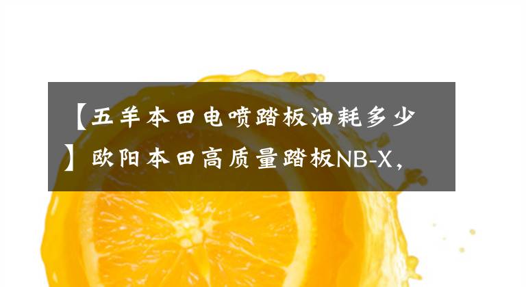 【五羊本田电喷踏板油耗多少】欧阳本田高质量踏板NB-X，工艺精湛，油耗低于2.5L，售价7280韩元。