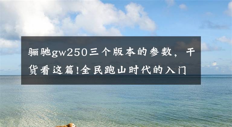 骊驰gw250三个版本的参数,干货看这篇!全民跑山时代的入门利器——两款250级别的合资街车