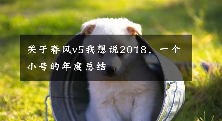 关于春风v5我想说2018,一个小号的年度总结