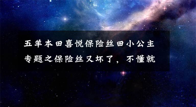 五羊本田喜悦保险丝田小公主专题之保险丝又坏了,不懂就不要瞎折腾