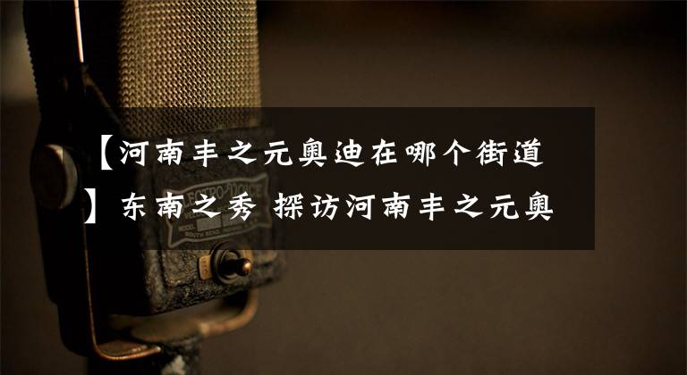 【河南丰之元奥迪在哪个街道】东南之秀 探访河南丰之元奥迪经开店