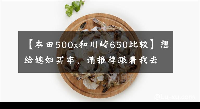 【本田500x和川崎650比较】想给媳妇买车,请推荐跟着我去合排,优先收入,坐姿低的?
