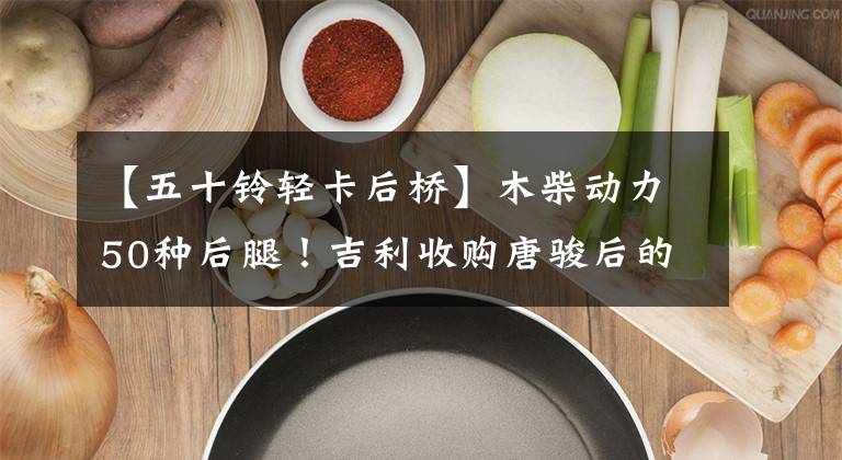 【五十铃轻卡后桥】木柴动力50种后腿！吉利收购唐骏后的第一张轻卡值不值得10万美元？