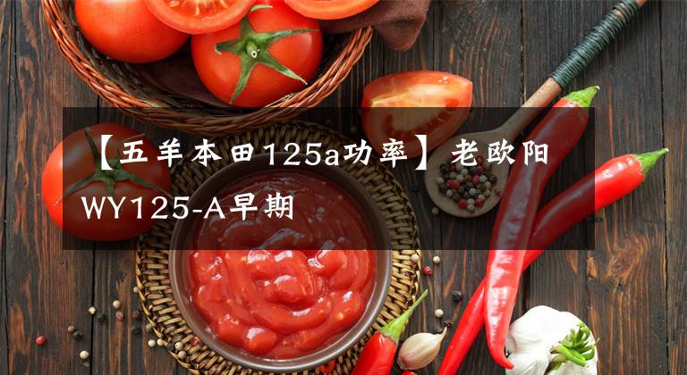 【五羊本田125a功率】老欧阳WY125-A早期