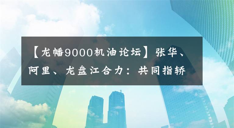 【龙幡9000机油论坛】张华、阿里、龙盘江合力：共同指轿车维修站的变化和升级的迷惑。