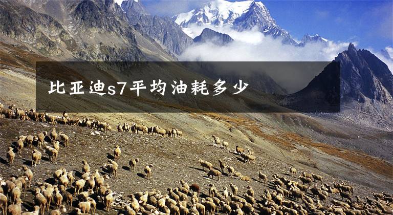 比亚迪s7平均油耗多少