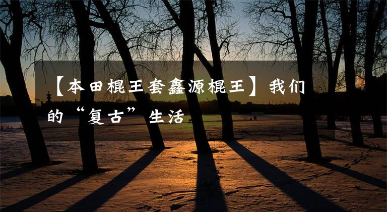 【本田棍王套鑫源棍王】我们的“复古”生活