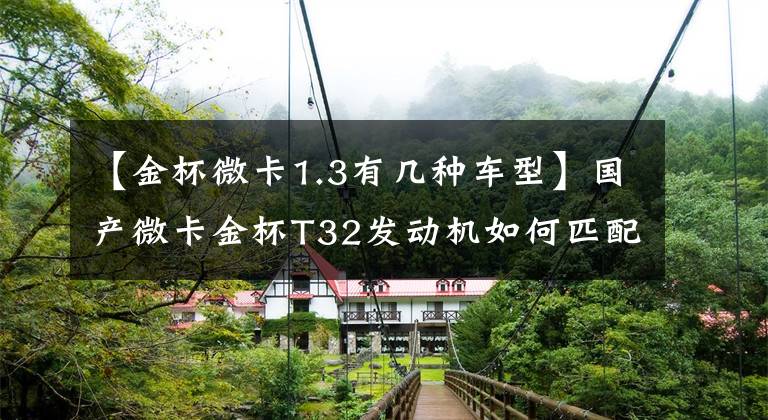 【金杯微卡1.3有几种车型】国产微卡金杯T32发动机如何匹配1.3L高4万元?