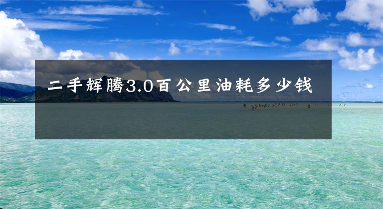 二手辉腾3.0百公里油耗多少钱