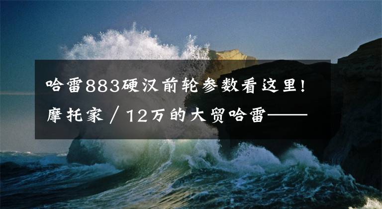哈雷883硬汉前轮参数看这里!摩托家/12万的大贸哈雷——硬汉883