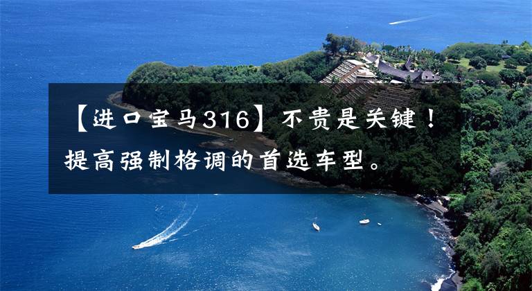 【进口宝马316】不贵是关键！提高强制格调的首选车型。