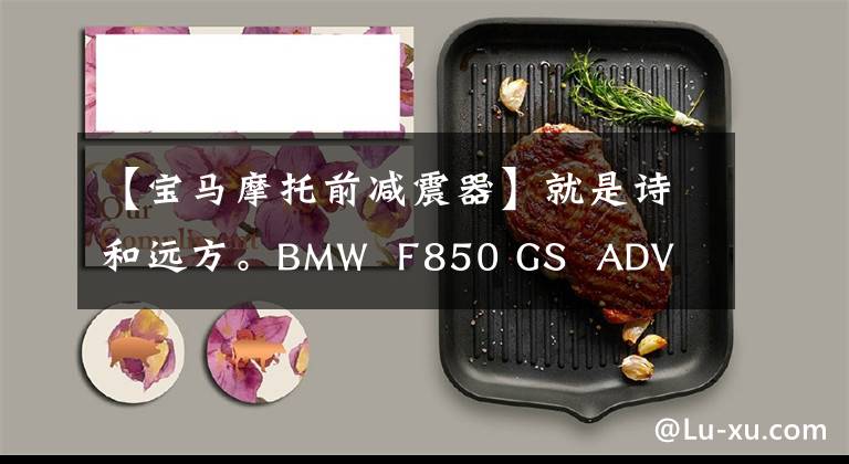 【宝马摩托前减震器】就是诗和远方。BMW F850 GS ADV |评论摩托车控制。
