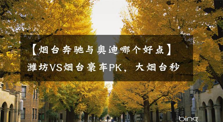 【烟台奔驰与奥迪哪个好点】潍坊VS烟台豪车PK，大烟台秒你找不到北