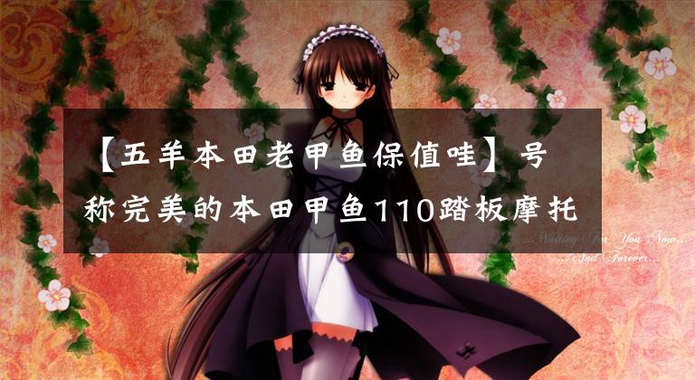 【五羊本田老甲鱼保值哇】号称完美的本田甲鱼110踏板摩托车为什么这么贵?