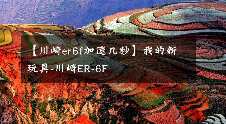 【川崎er6f加速几秒】我的新玩具-川崎ER-6F
