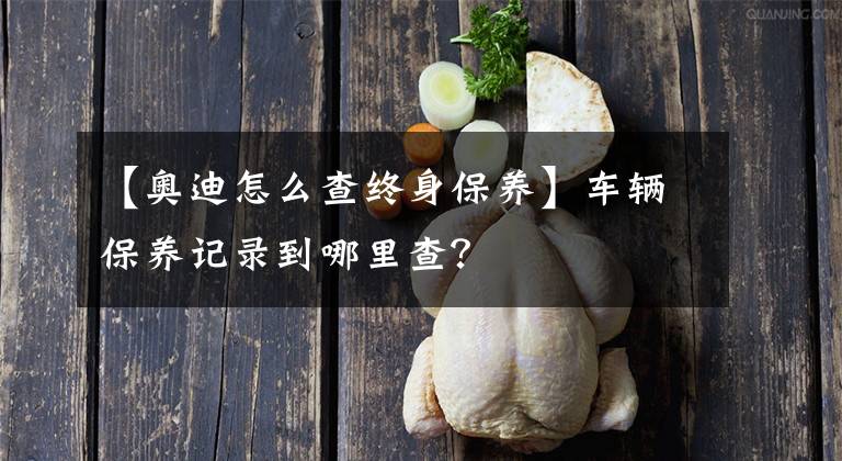 【奥迪怎么查终身保养】车辆保养记录到哪里查？