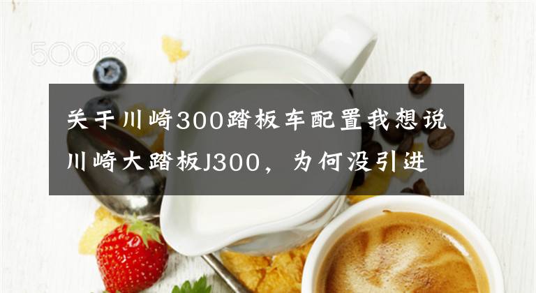 关于川崎300踏板车配置我想说川崎大踏板J300,为何没引进国内?