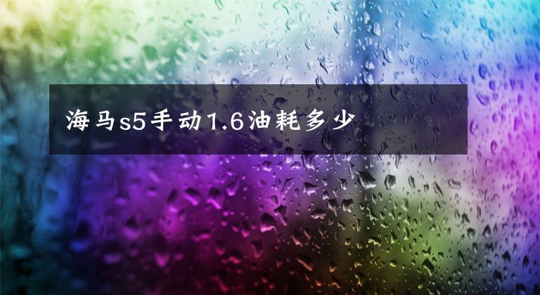 海马s5手动1.6油耗多少