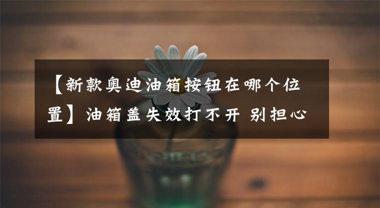 【新款奥迪油箱按钮在哪个位置】油箱盖失效打不开 别担心奥迪还有手动应急装置