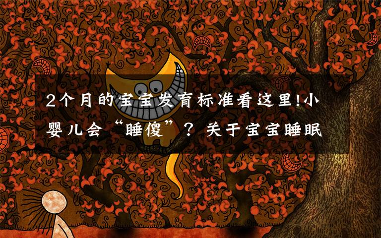 2个月的宝宝发育标准看这里!小婴儿会“睡傻”？关于宝宝睡眠的注意事项，家长要牢记在心上