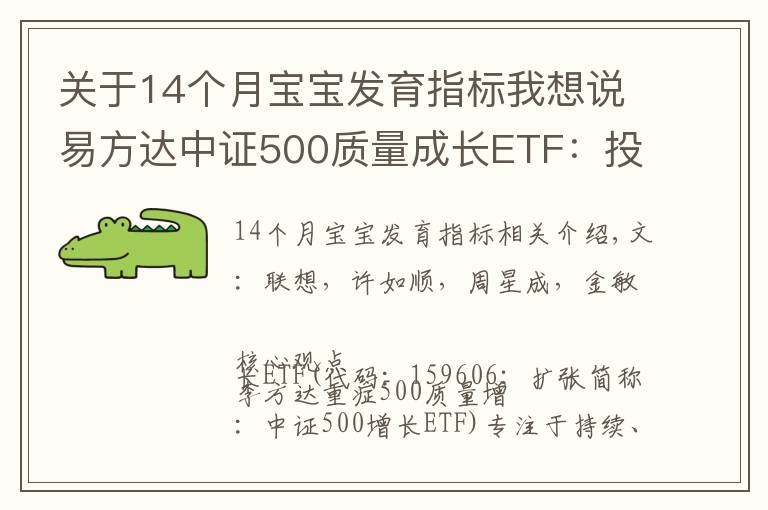 关于14个月宝宝发育指标我想说易方达中证500质量成长ETF:投资专精特新高质量成长(国信策略)