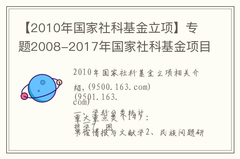 【2010年国家社科基金立项】专题2008-2017年国家社科基金项目立项名单一览表（中医类）