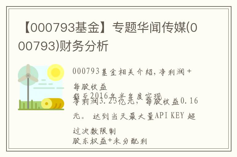 【000793基金】专题华闻传媒(000793)财务分析