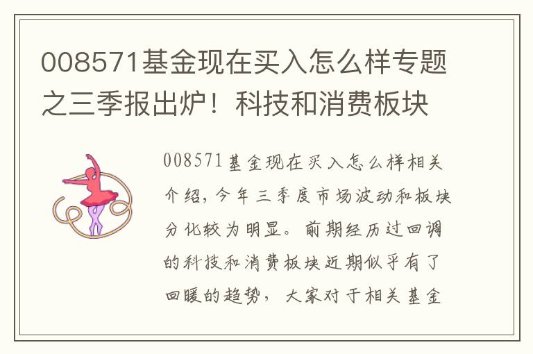008571基金现在买入怎么样专题之三季报出炉!科技和消费板块提供了哪些投资机会?