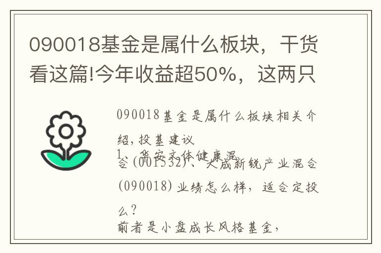 090018基金是属什么板块,干货看这篇!今年收益超50%,这两只基金火了!|菜基问答