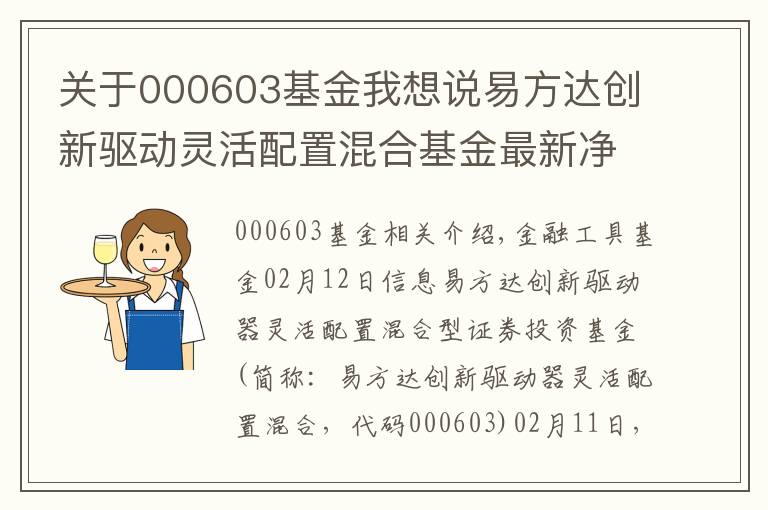 关于000603基金我想说易方达创新驱动灵活配置混合基金最新净值涨幅达2.24%