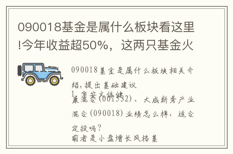 090018基金是属什么板块看这里!今年收益超50%,这两只基金火了!|菜基问答