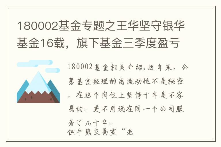 180002基金专题之王华坚守银华基金16载,旗下基金三季度盈亏互现规模业绩差异大