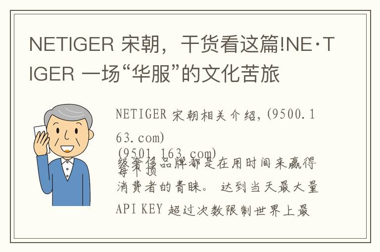 NETIGER 宋朝,干货看这篇!NE·TIGER 一场“华服”的文化苦旅