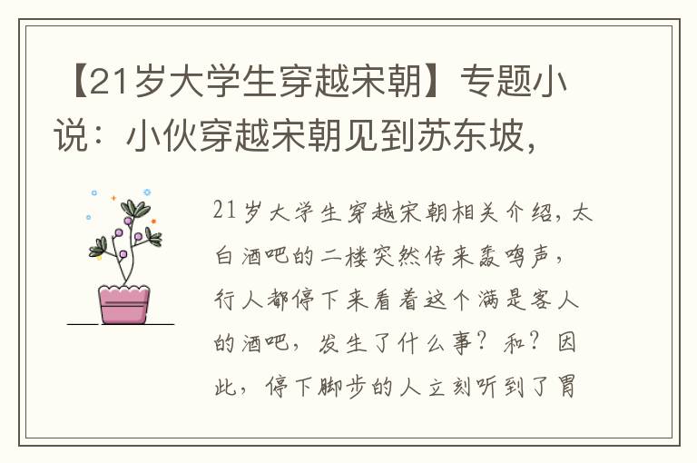 【21岁大学生穿越宋朝】专题小说：小伙穿越宋朝见到苏东坡，怒笑他只会拍马屁，苏轼脸都红了