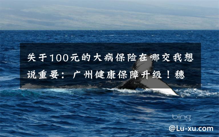 关于100元的大病保险在哪交我想说重要:广州健康保障升级!穗岁康参保通道已开放
