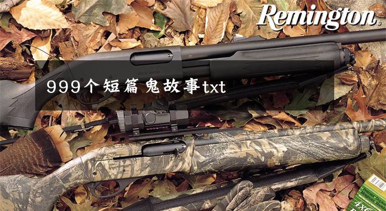 999个短篇鬼故事txt
