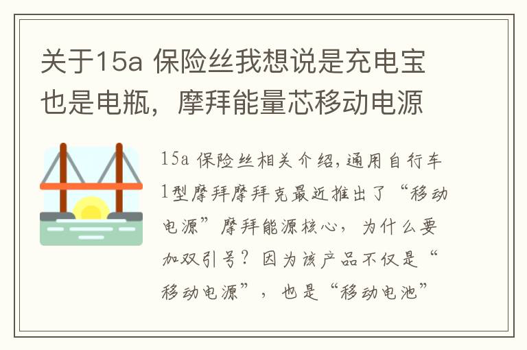 关于15a 保险丝我想说是充电宝也是电瓶，摩拜能量芯移动电源AP-D071A0拆解测试