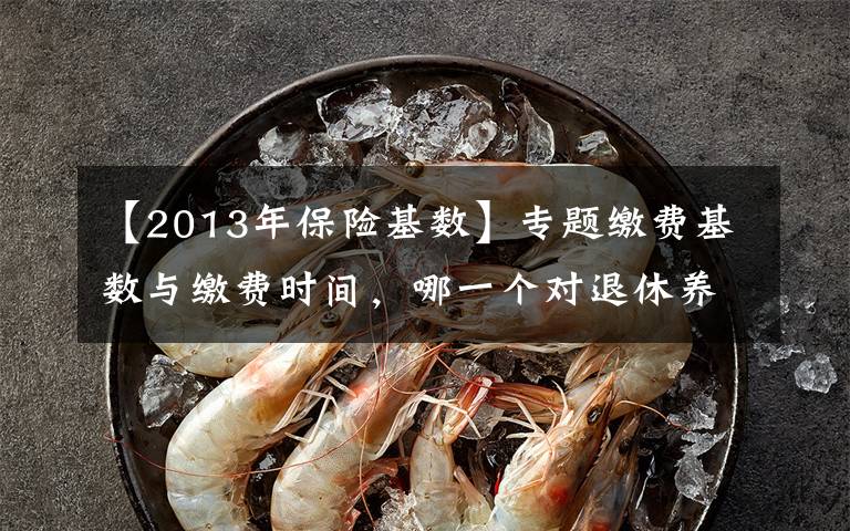 【2013年保险基数】专题缴费基数与缴费时间,哪一个对退休养老金的影响程度更大?