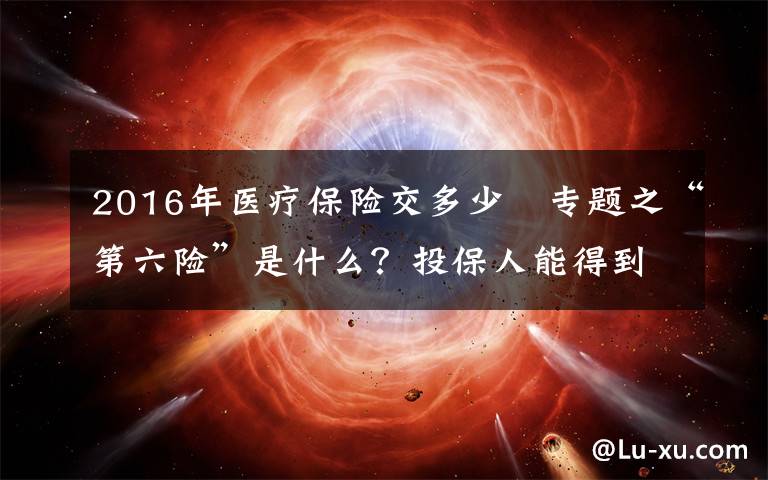 2016年医疗保险交多少 专题之“第六险”是什么？投保人能得到哪些保障？了解一下
