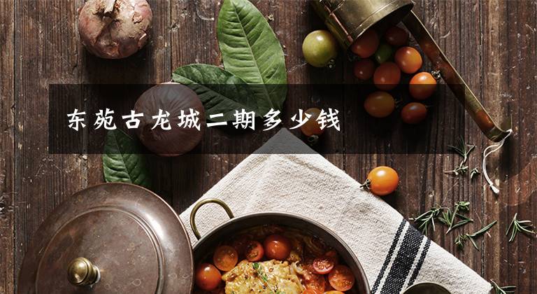 东苑古龙城二期多少钱