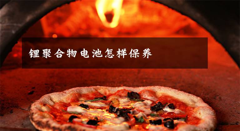 锂聚合物电池怎样保养